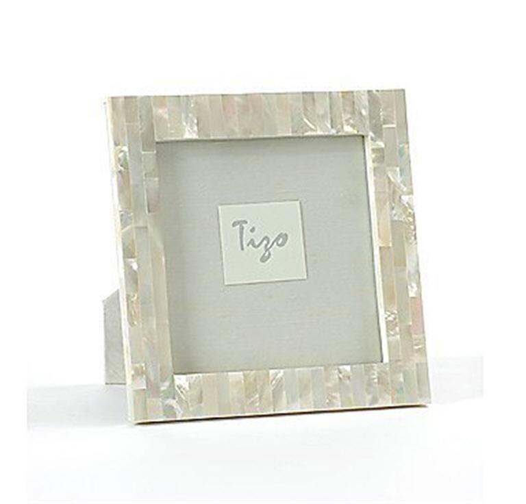 Tizo Designs Picture Frames Tizo Pearl White Frame Square 3 x 3