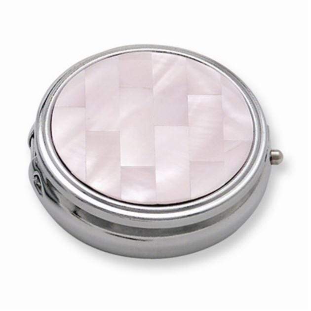 Tizo Designs Giftware Tizo Pink Mother Of Pearl Pill Box