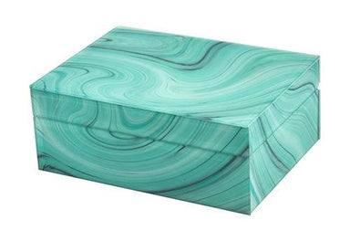Tizo Designs Home Tizo Small Box Marble Turquoise