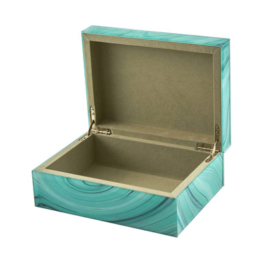 Tizo Designs Home Tizo Small Box Marble Turquoise