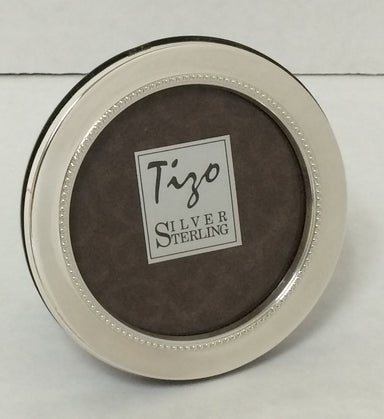 Tizo Designs Picture Frames Tizo Sterling 2.5" Round Frame