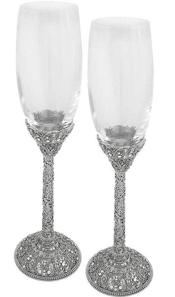 Tizo Designs Serveware Tizo Versailles Set of 2 Champagne Flutes