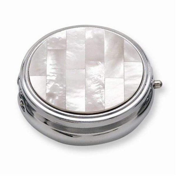 Tizo Designs Giftware Tizo White Mother of Pearl Pill Box