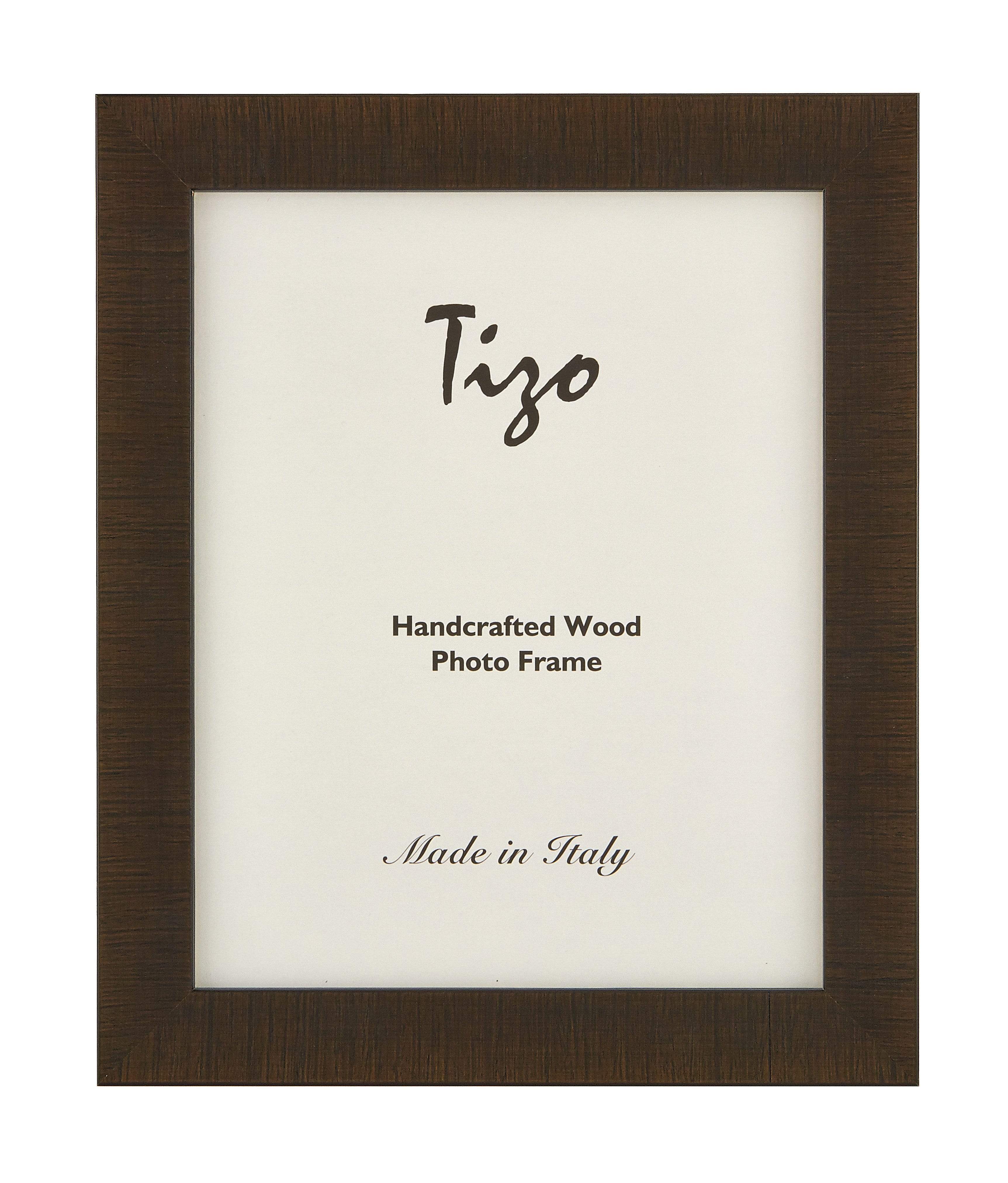 Tizo Designs Picture Frames Tizo Wood Frame Briarwood Curve Espresso 4 X 6
