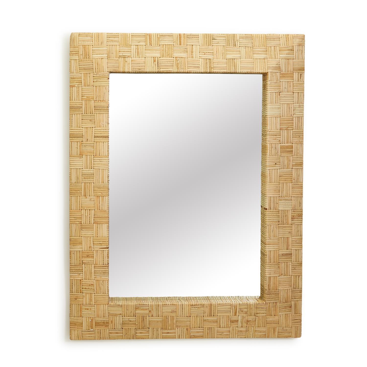 Tozai Home Home Tozai Home Amanyara Hand Woven Rectangle Rattan Wall Mirror