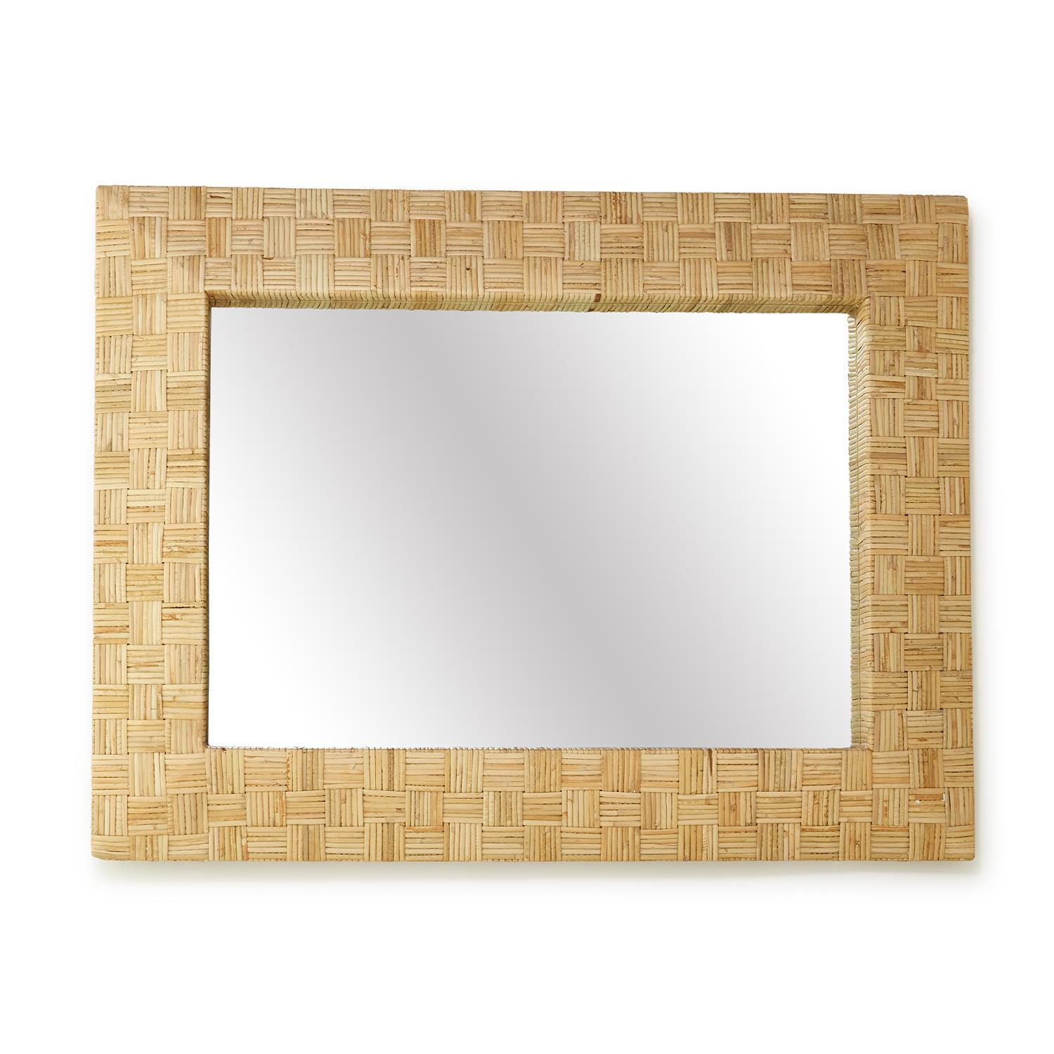 Tozai Home Home Tozai Home Amanyara Hand Woven Rectangle Rattan Wall Mirror