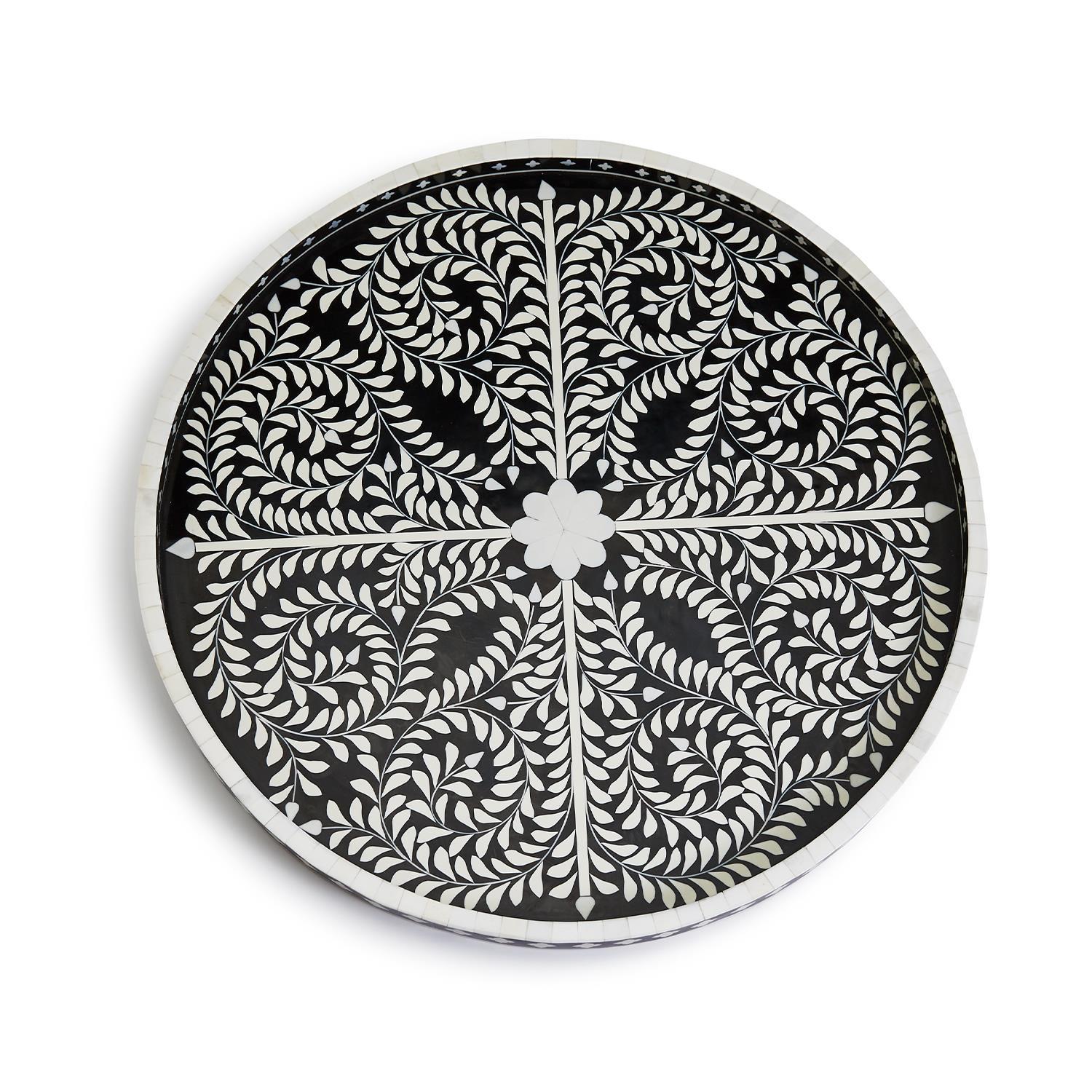 Tozai Home Home Tozai Home Jaipur Palace Decorative Round Serving Tray