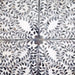 Tozai Home Home Tozai Home Jaipur Palace Gray and White Inlaid Decorative Round Serving Tray