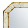 Twos Company Home Golden Bamboo Wall Mirror