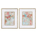 Uttermost Home Uttermost A Touch of Blush and Rosewood Fences Framed Prints, S/2