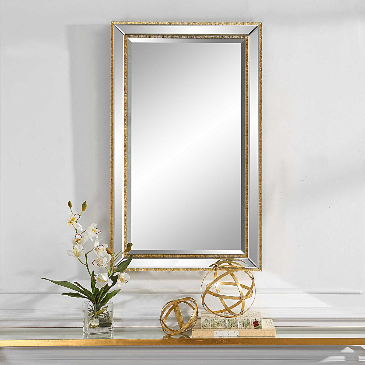 Uttermost Home Decor Uttermost Adler Mirror - Gold