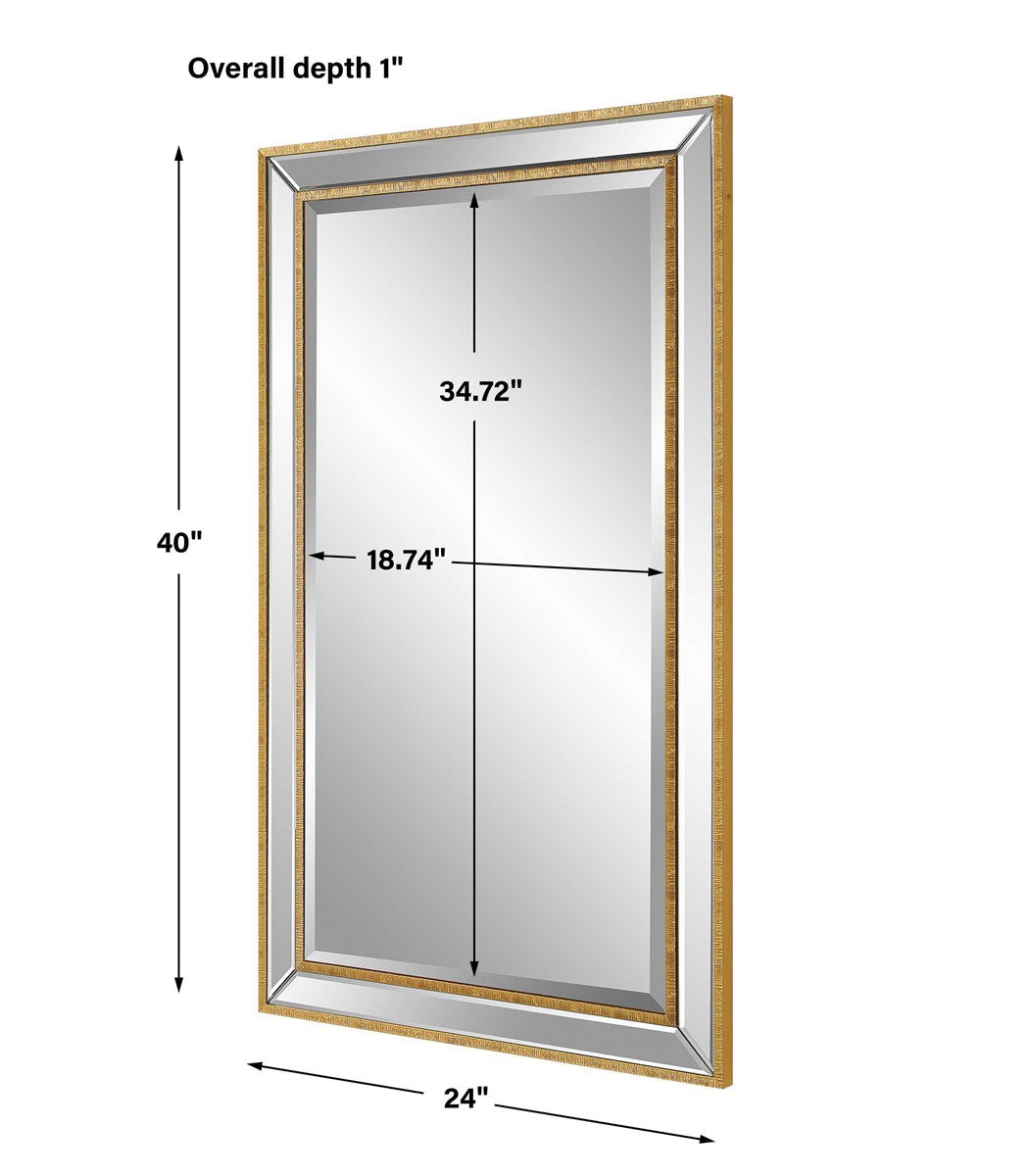 Uttermost Home Decor Uttermost Adler Mirror - Gold