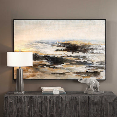 Uttermost Home Decor Motor Freight-Rate to be Quoted Uttermost Aftermath Hand Painted Canvas