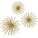 Uttermost Home Decor Uttermost Aga Gold Metal Wall Decor, S/3