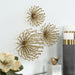 Uttermost Home Decor Uttermost Aga Gold Metal Wall Decor, S/3