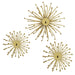 Uttermost Home Decor Uttermost Aga Gold Metal Wall Decor, S/3