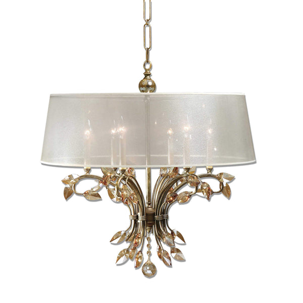 Uttermost Lighting Oversize - Rate to be Quoted Uttermost Alenya, 6 Lt. Chandelier