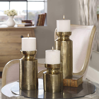 Uttermost Home Uttermost Amina Candleholders, S/3 - Shipping November