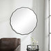 Uttermost Home Decor Motor Freight-Rate to be Quoted Uttermost Aneta Black Round Mirror