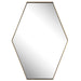Uttermost Home Decor Uttermost Ankara Brass Hexagon Mirror