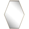 Uttermost Home Decor Uttermost Ankara Brass Hexagon Mirror
