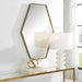 Uttermost Home Decor Uttermost Ankara Brass Hexagon Mirror