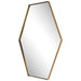 Uttermost Home Decor Uttermost Ankara Brass Hexagon Mirror