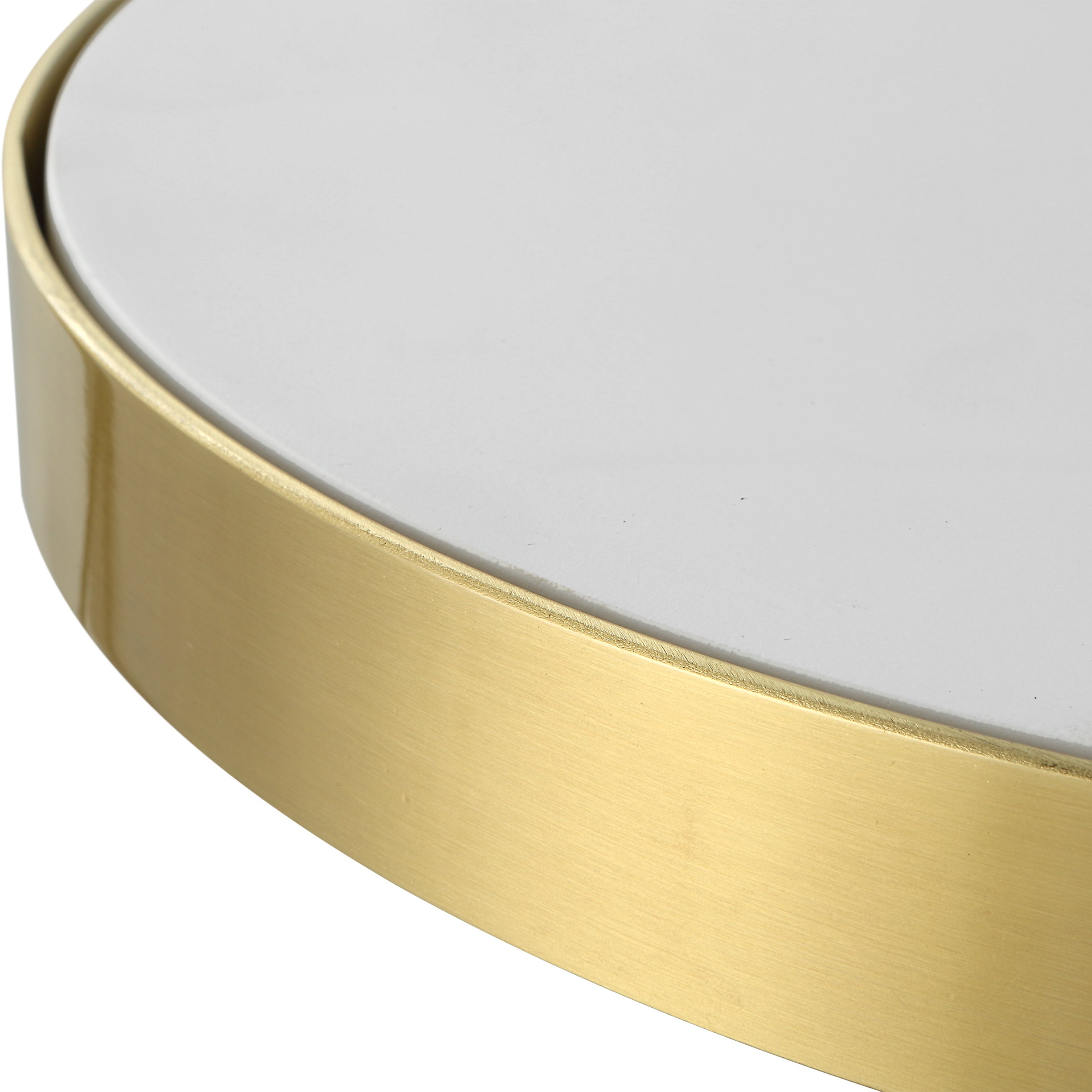 Uttermost Furniture Uttermost Apex White Concrete Accent Table