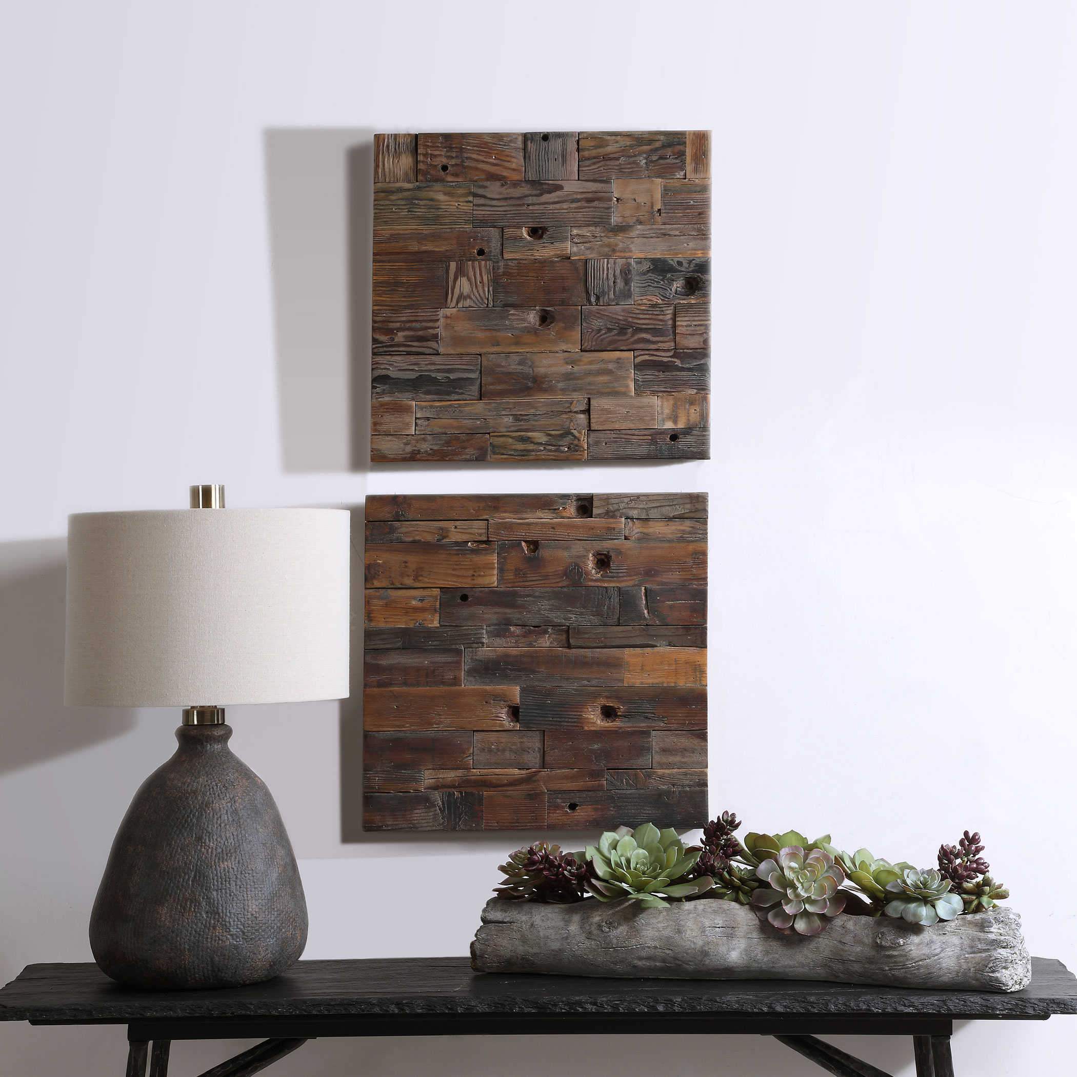 Uttermost Home Uttermost Astern Wood Wall Decor, S/2