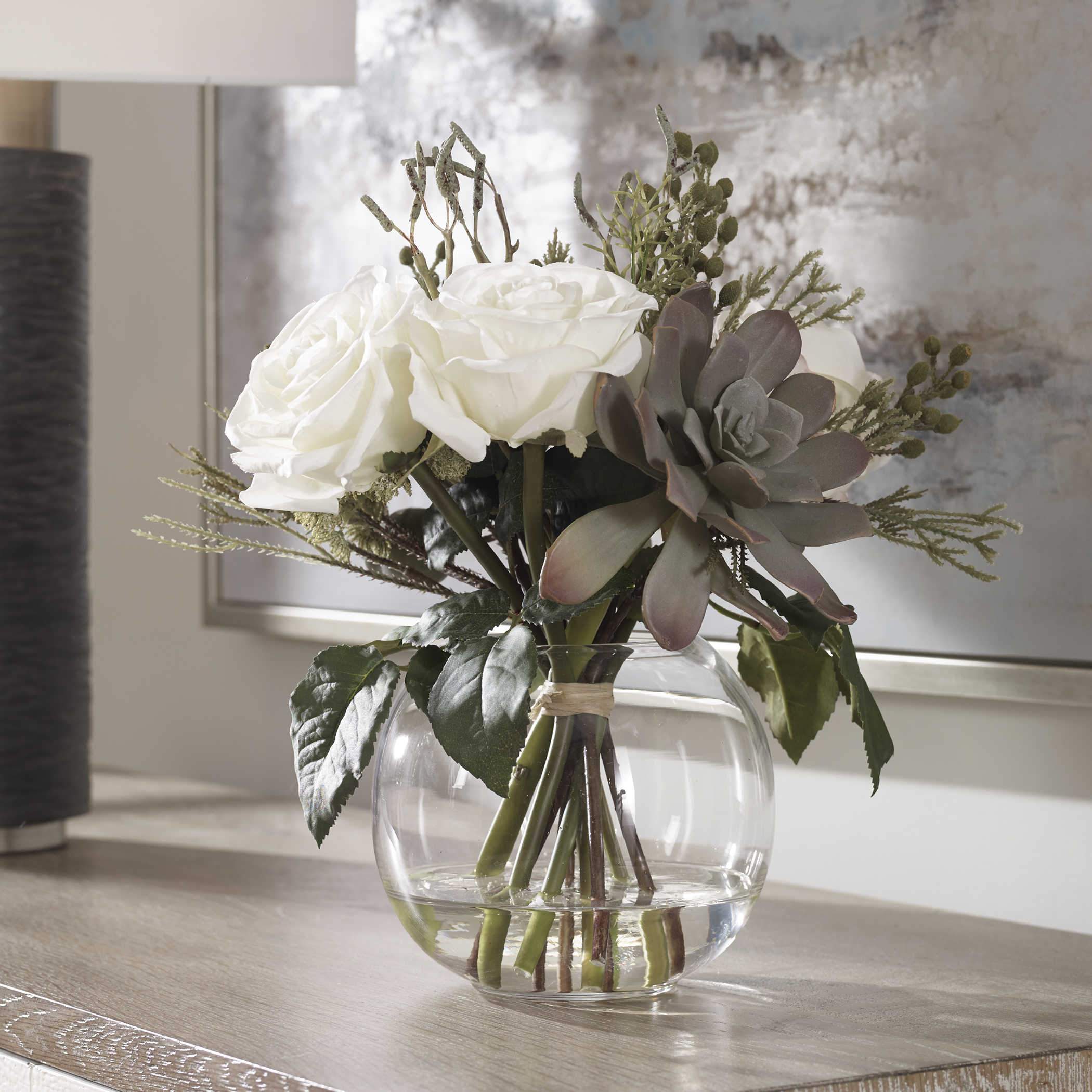 Uttermost Home Uttermost Belmonte Floral Bouquet - Shipping Febuary