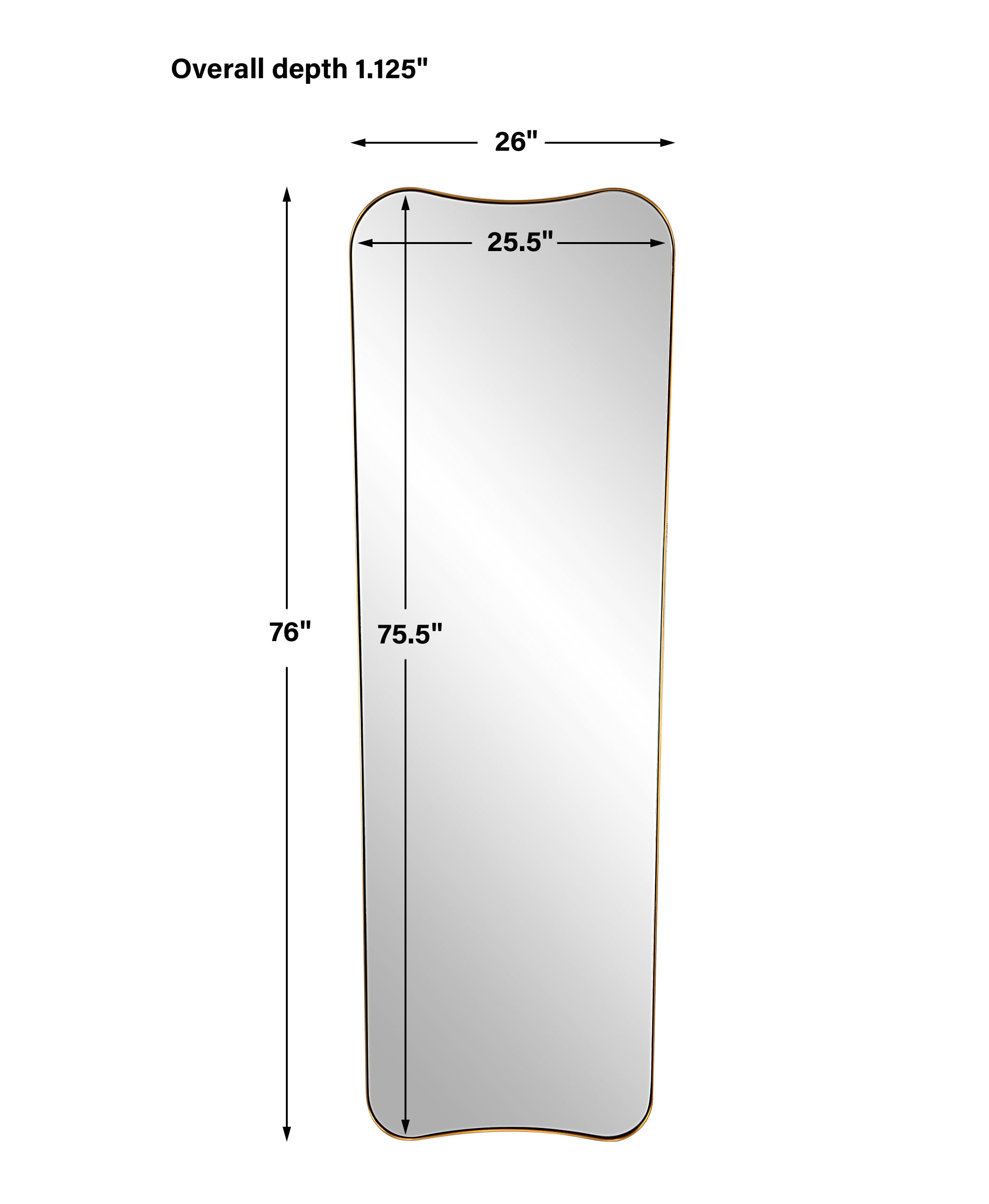 Uttermost Home Decor Motor Freight - Rate to be Quoted Uttermost Belvoir Large Antique Brass Mirror