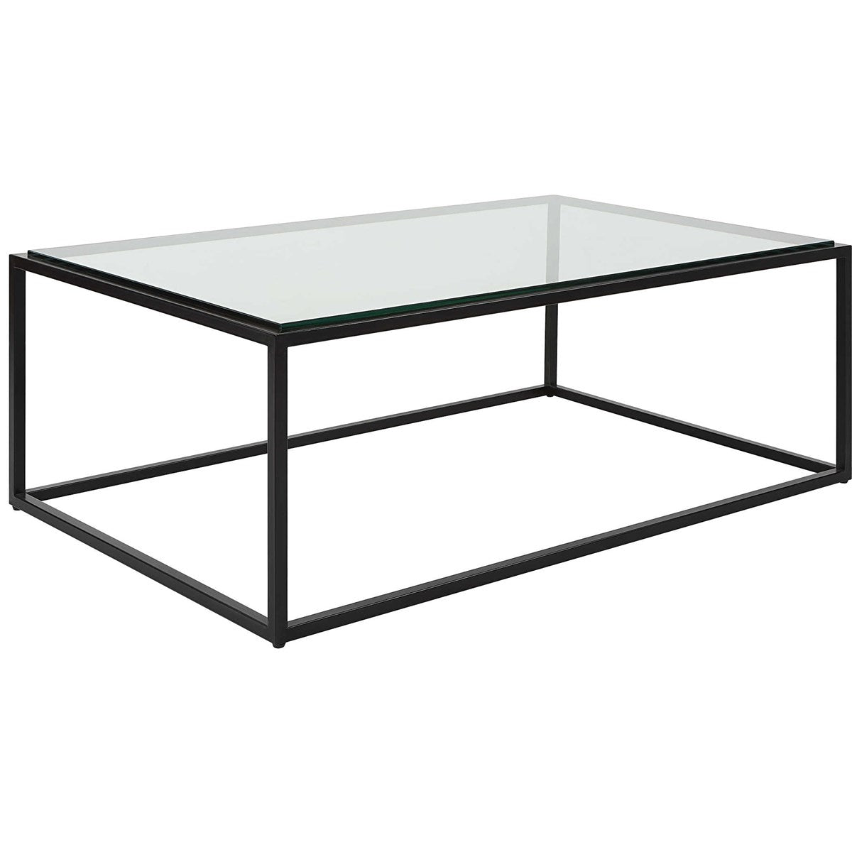 Uttermost Furniture Motor Freight-Rate to be Quoted Uttermost Bravura Coffee Table, Black
