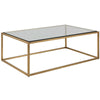 Uttermost Furniture Motor Freight-Rate to be Quoted Uttermost Bravura Coffee Table, Gold