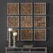 Uttermost Home Uttermost Bryndle Squares Wood Wall Decor S/9