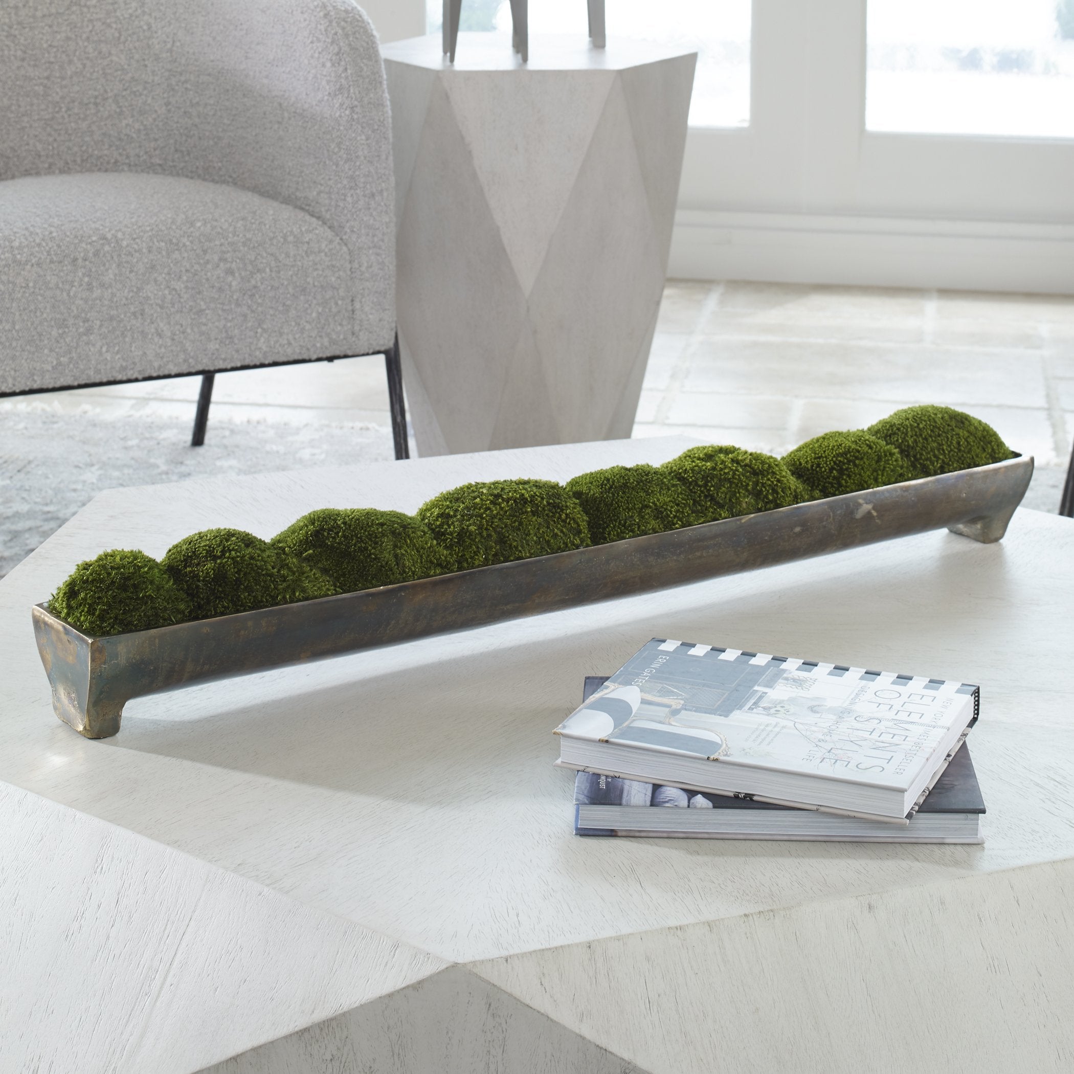 Uttermost Home Uttermost Canal Moss Centerpiece