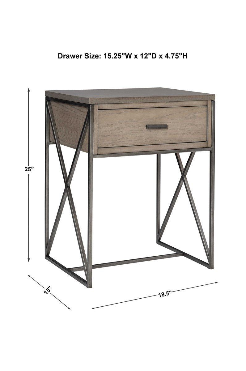 Uttermost Furniture Motor Freight-Rate to be Quoted Uttermost Cartwright Side Table