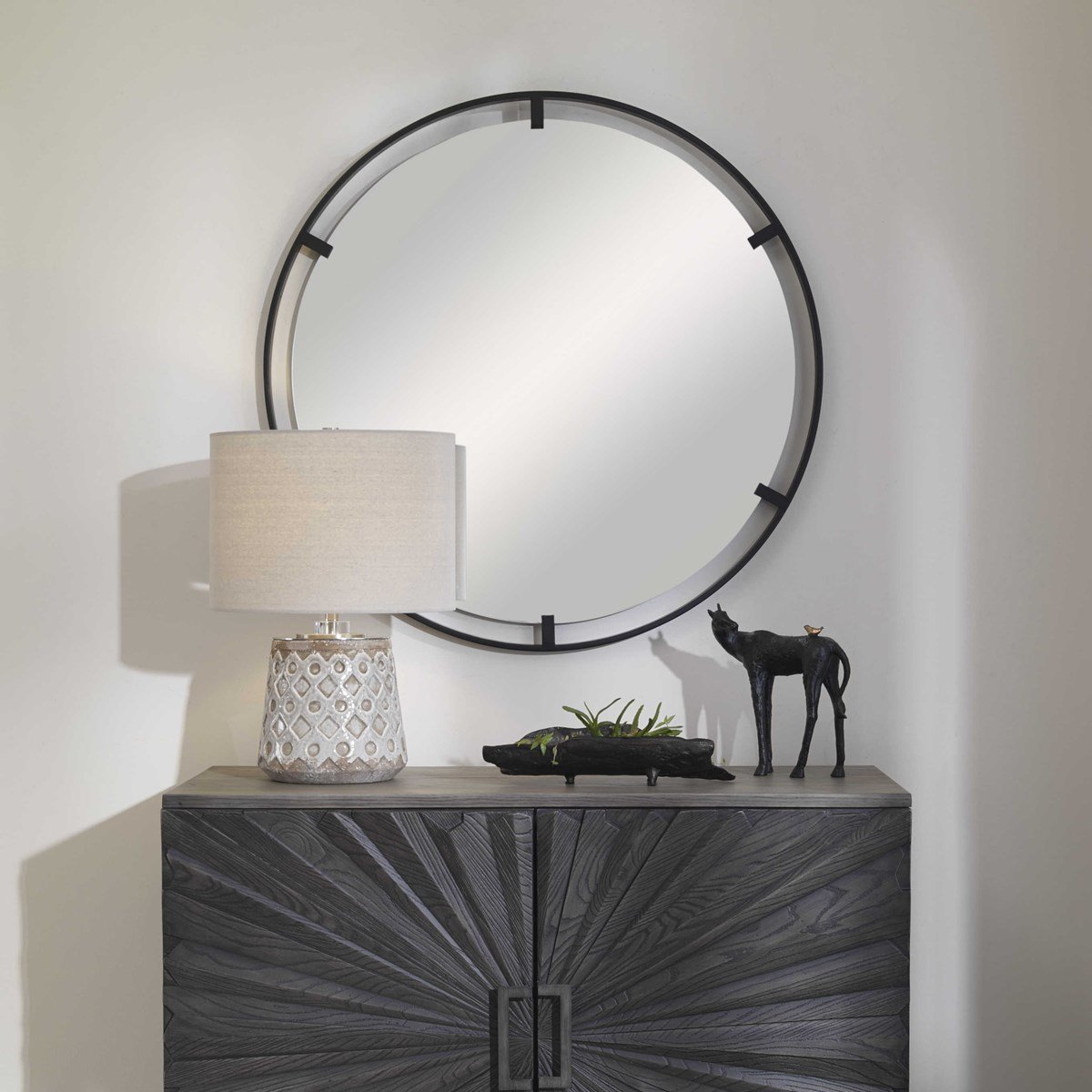 Uttermost Home Uttermost Cashel Round Mirror