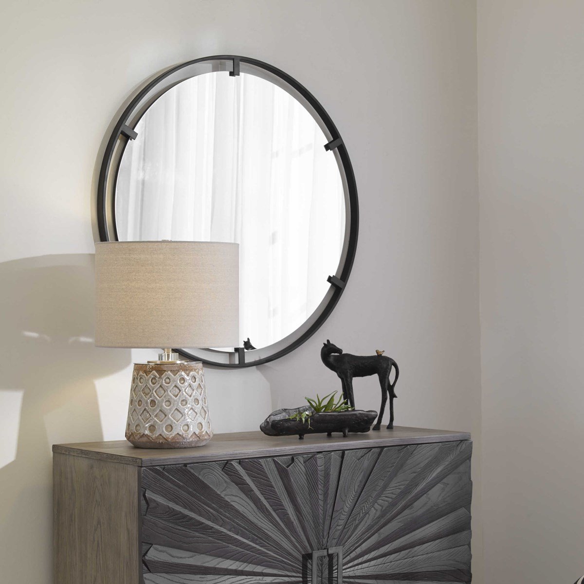 Uttermost Home Uttermost Cashel Round Mirror