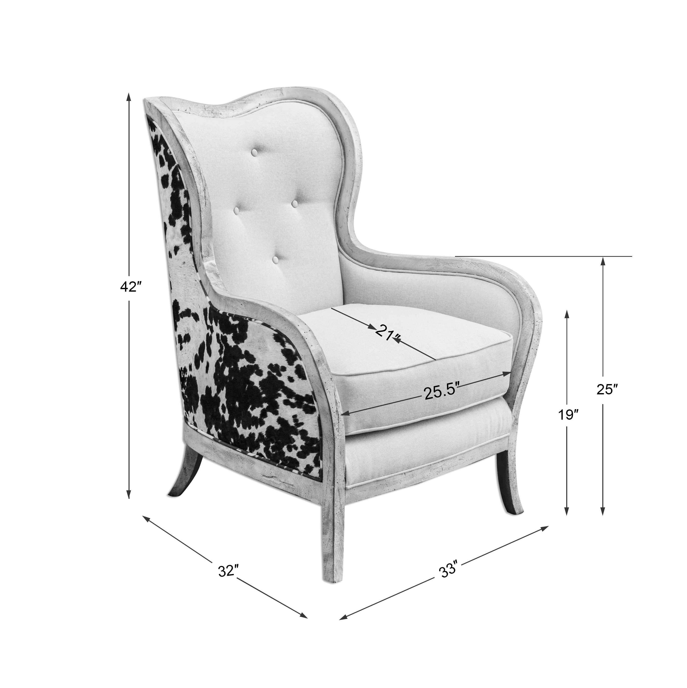 Uttermost Home Motor Freight - Rate to be Quoted Uttermost Chalina Armchair - Shipping November