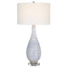 Uttermost Home Uttermost Clariot Ribbed Blue Table Lamp