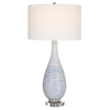 Uttermost Home Uttermost Clariot Ribbed Blue Table Lamp