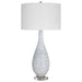 Uttermost Home Uttermost Clariot Ribbed Blue Table Lamp