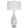 Uttermost Home Uttermost Clariot Ribbed Blue Table Lamp