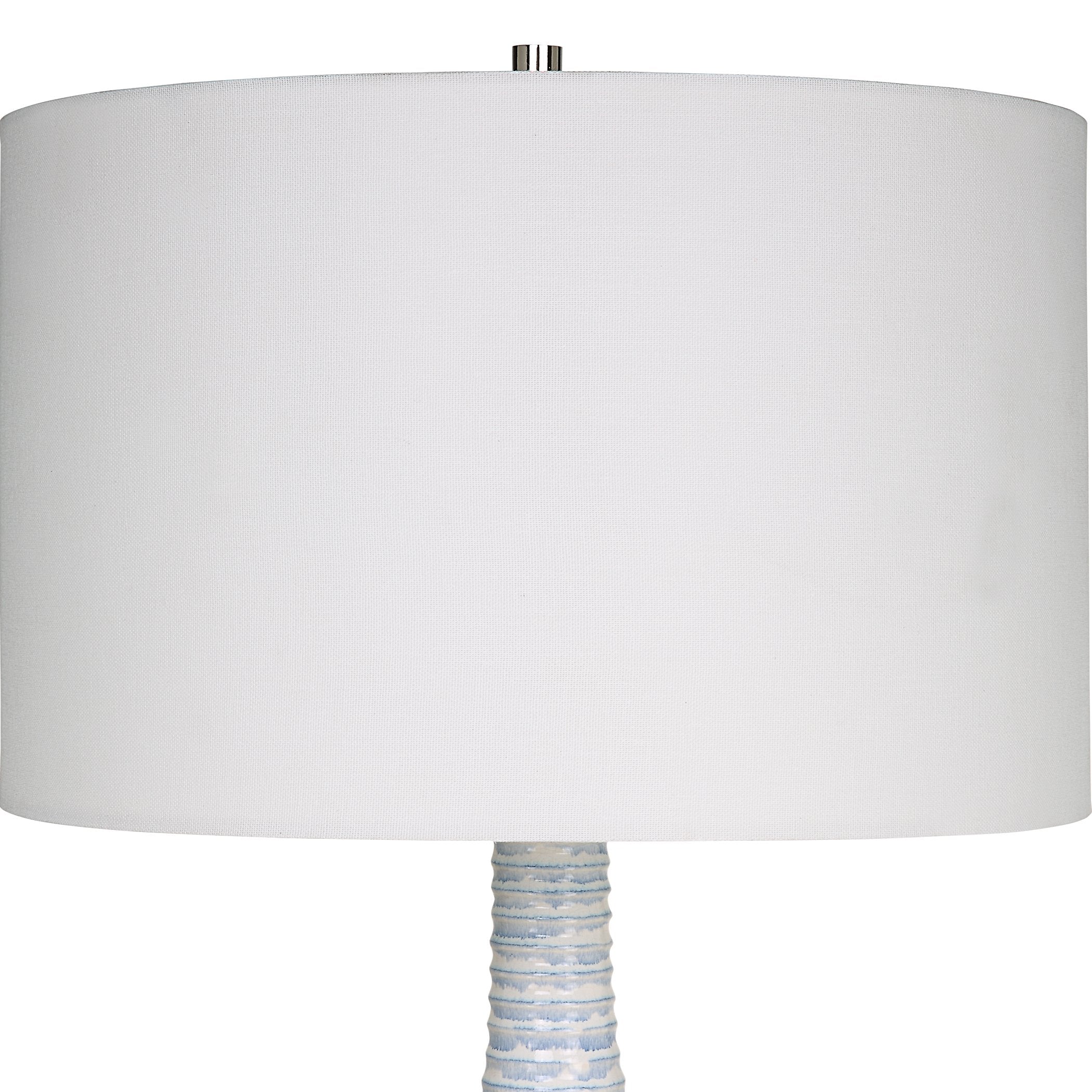 Uttermost Home Uttermost Clariot Ribbed Blue Table Lamp