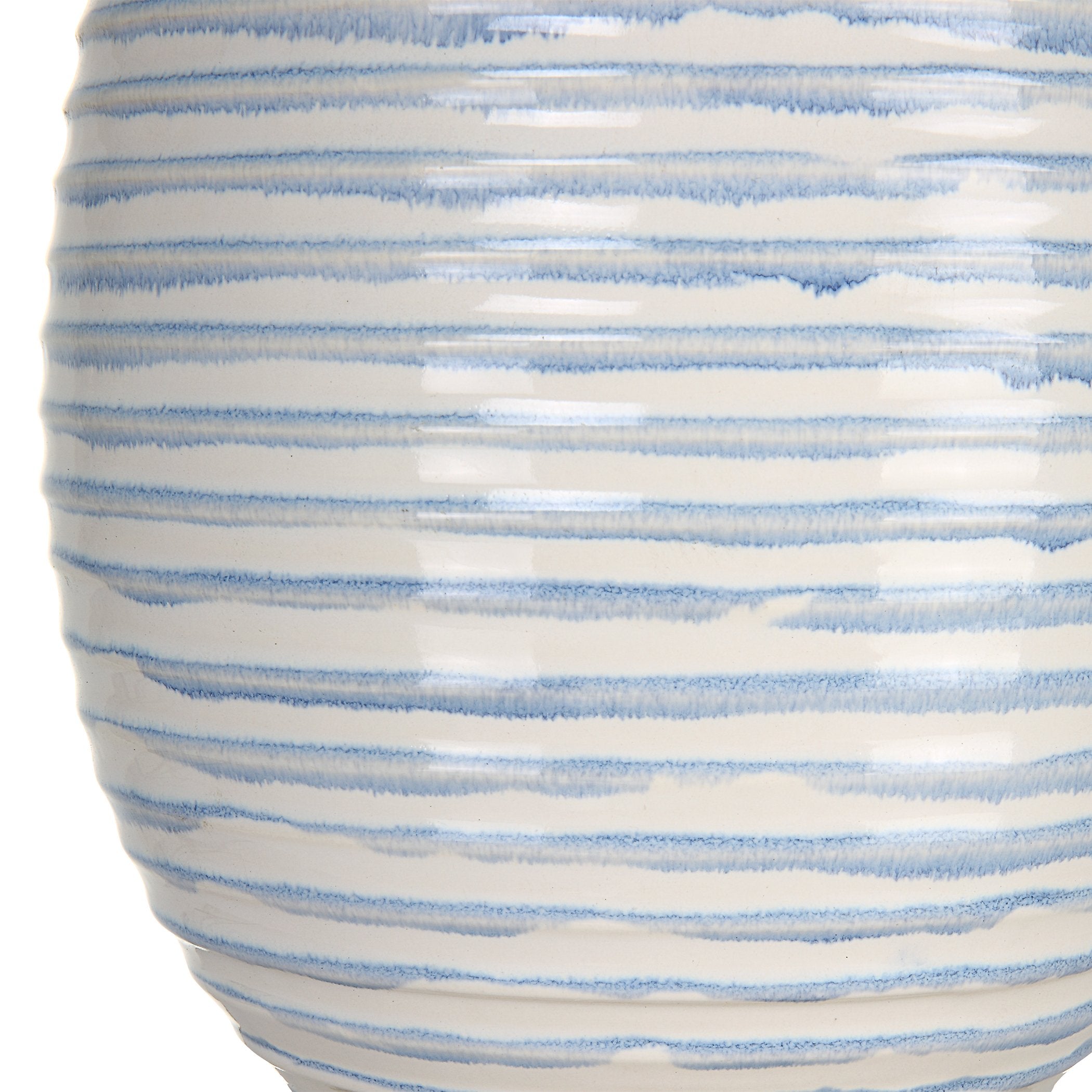 Uttermost Home Uttermost Clariot Ribbed Blue Table Lamp