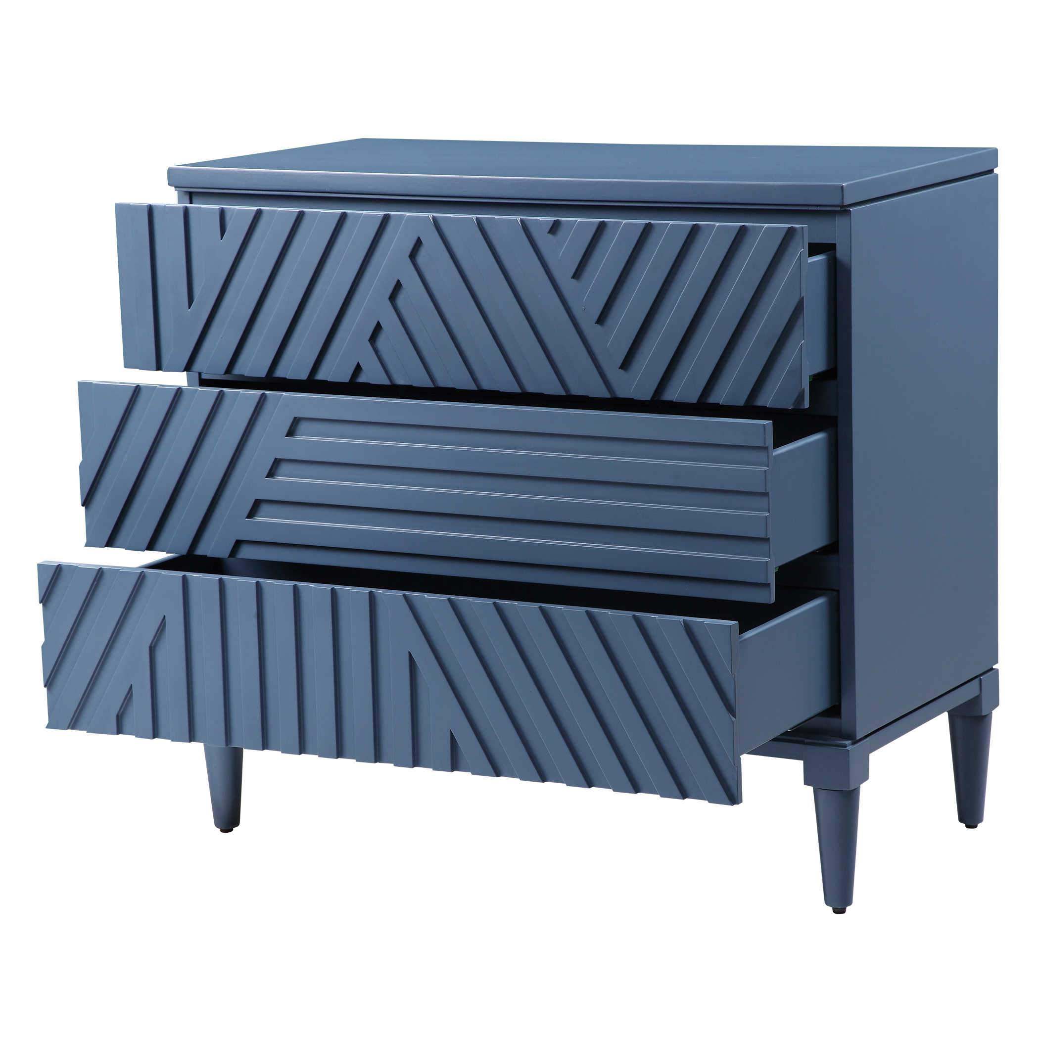 Uttermost Home Motor Freight - Rate to be Quoted Uttermost Colby Drawer Chest, Blue - Shipping November