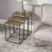 Uttermost Furniture Uttermost Coreene Nesting Tables S/3, Gold