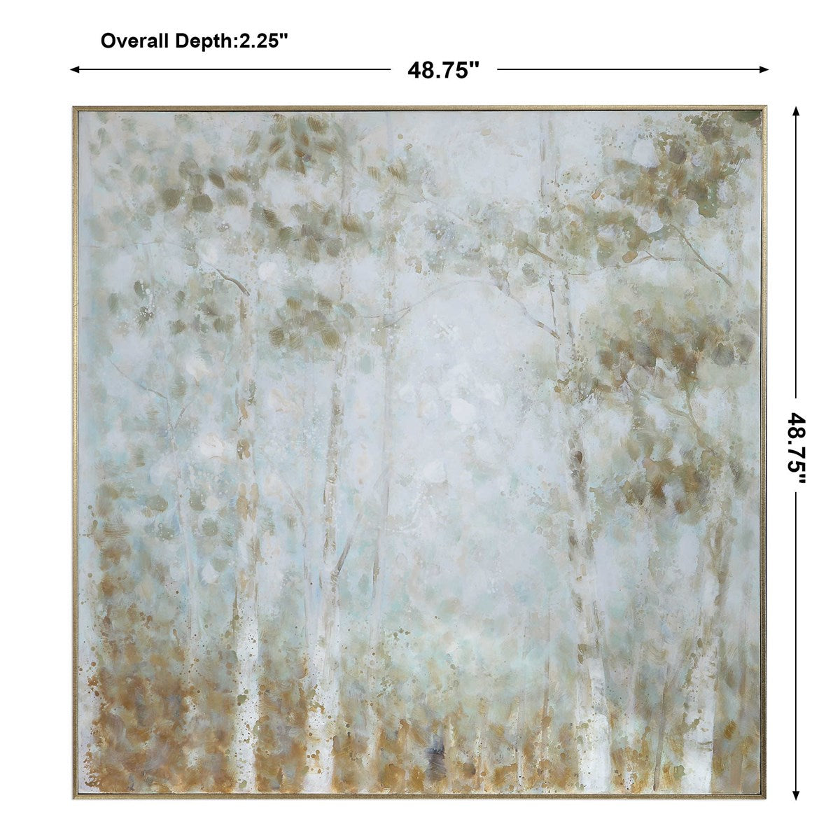 Uttermost Home Decor Motor Freight-Rate to be Quoted Uttermost Cotton Woods Hand Painted Canvas