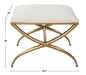 Uttermost Furniture Uttermost Crossing Small Bench, White