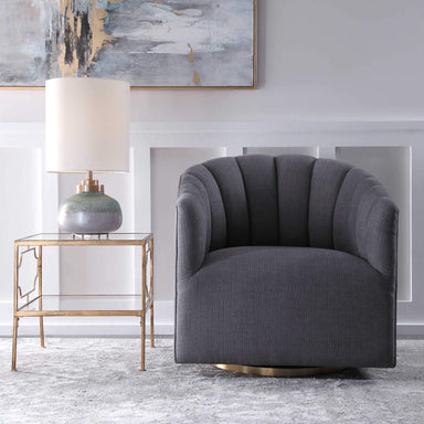 Uttermost Home Motor Freight - Rate to be Quoted Uttermost Cuthbert Swivel Chair